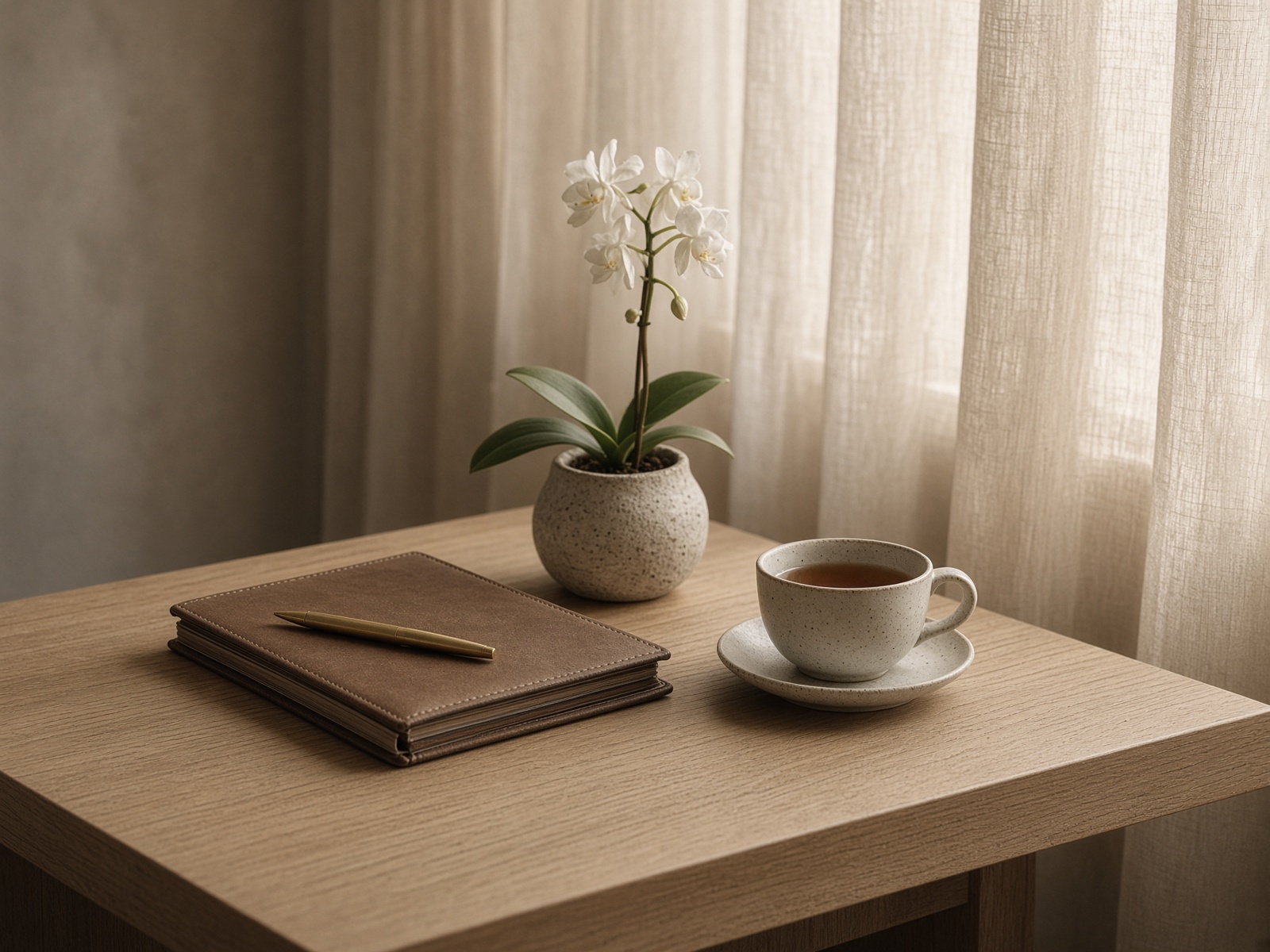 The desk
